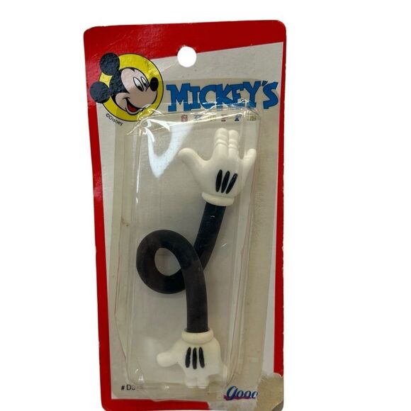 Vintage 1991 Goody hair Accessory Mickey Mouse hands wraparound hair tie main image 9